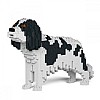 Cavalier King Charles - Jekca (Dog Lego) Black & White Tan Eyebrows